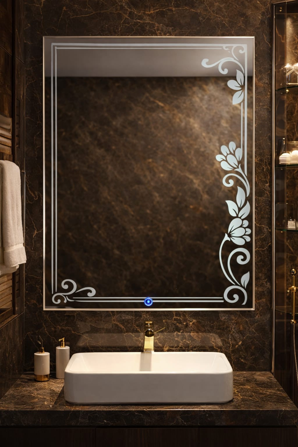 Florenza LED Mirror –  Dimmable Touch Sensor | Custom Size Available